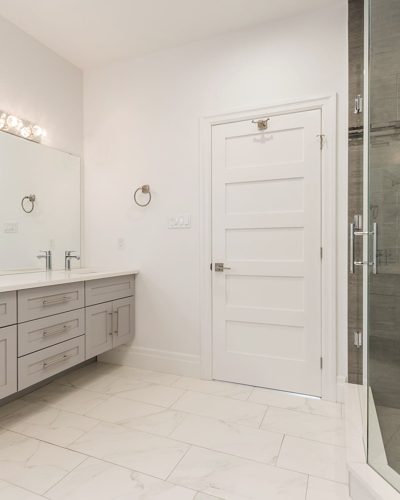 Spa-inspired ensuite in a completed Foxwood Crossings home